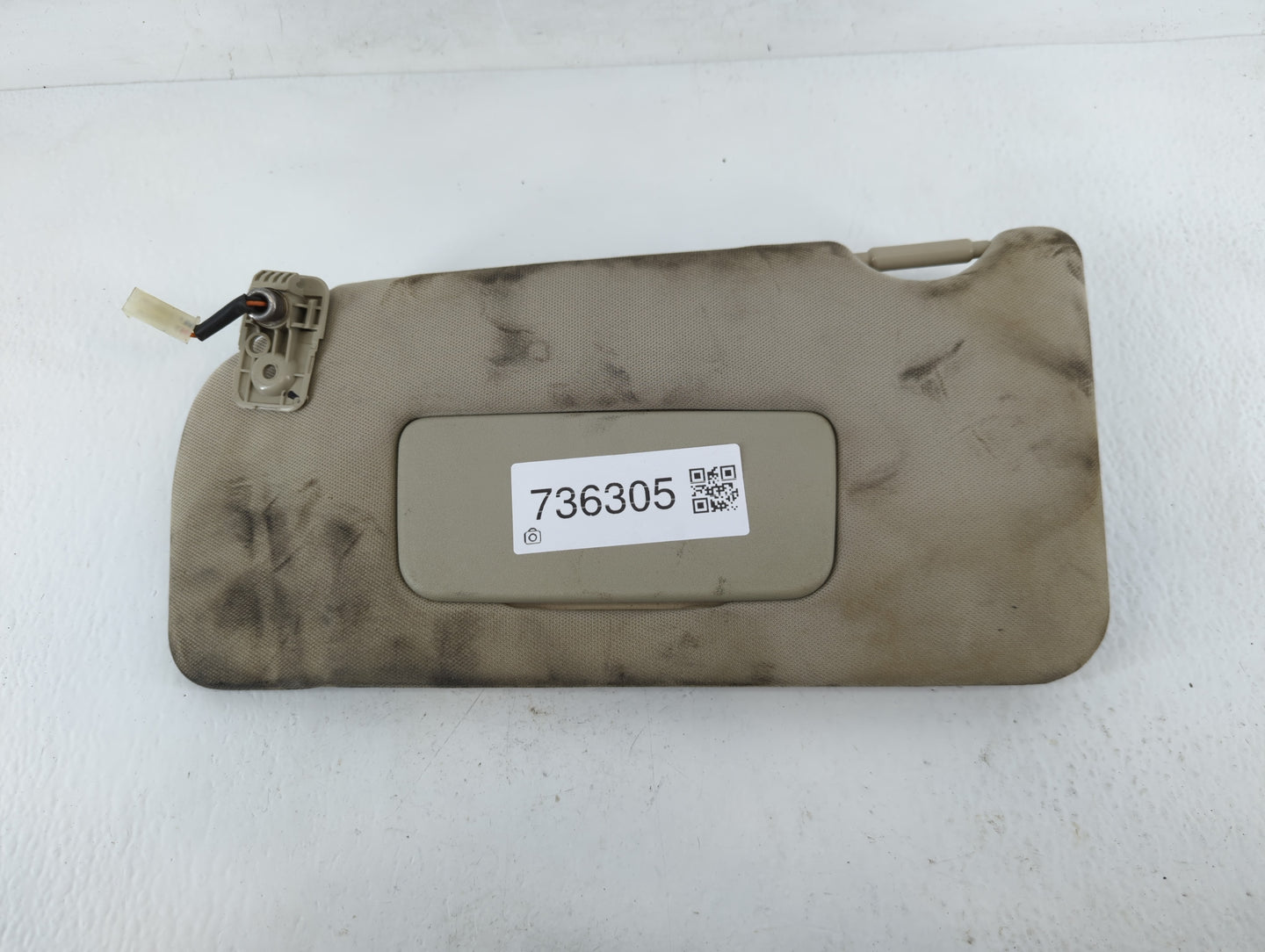 2009 Nissan Altima Sun Visor Shade Replacement Passenger Right Mirror Fits OEM Used Auto Parts - Oemusedautoparts1.com