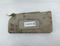 2009 Nissan Altima Sun Visor Shade Replacement Passenger Right Mirror Fits OEM Used Auto Parts - Oemusedautoparts1.com