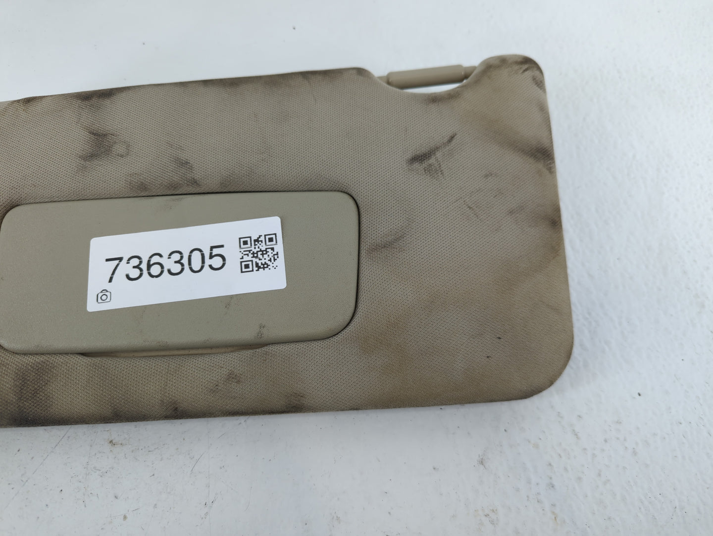 2009 Nissan Altima Sun Visor Shade Replacement Passenger Right Mirror Fits OEM Used Auto Parts - Oemusedautoparts1.com