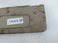 2009 Nissan Altima Sun Visor Shade Replacement Passenger Right Mirror Fits OEM Used Auto Parts - Oemusedautoparts1.com