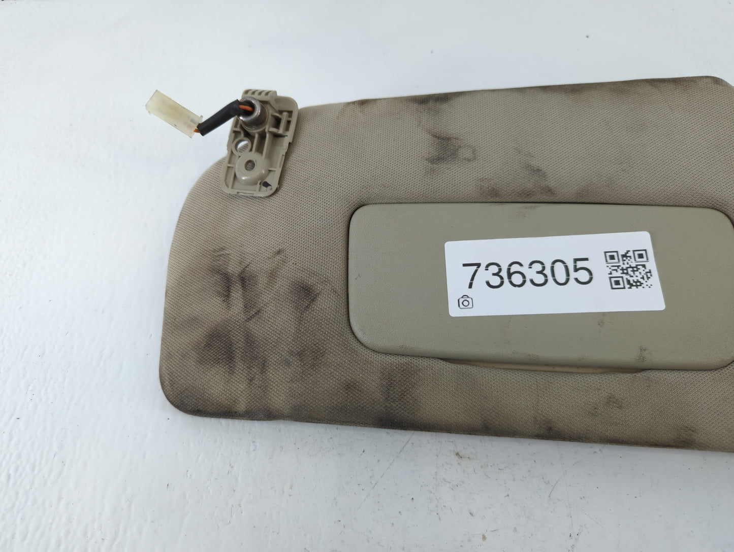 2009 Nissan Altima Sun Visor Shade Replacement Passenger Right Mirror Fits OEM Used Auto Parts - Oemusedautoparts1.com
