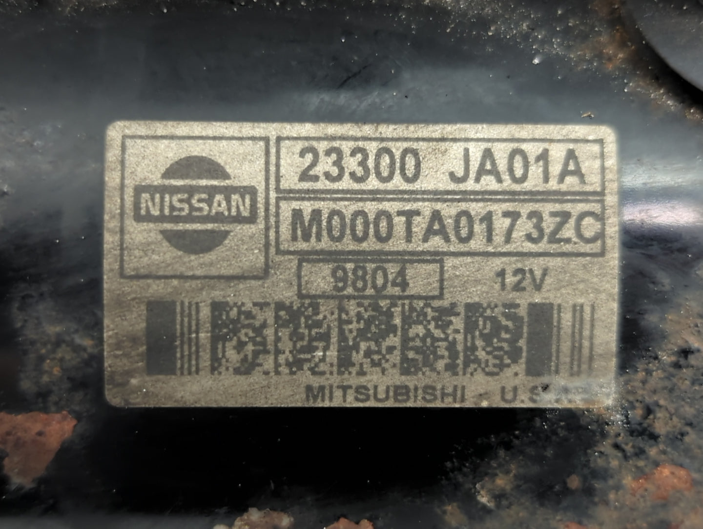 2007-2013 Nissan Altima Car Starter Motor Solenoid OEM P/N:M000TA0173ZC 23300 JA01A Fits Fits 2007 2008 2009 2010 2011 2012 