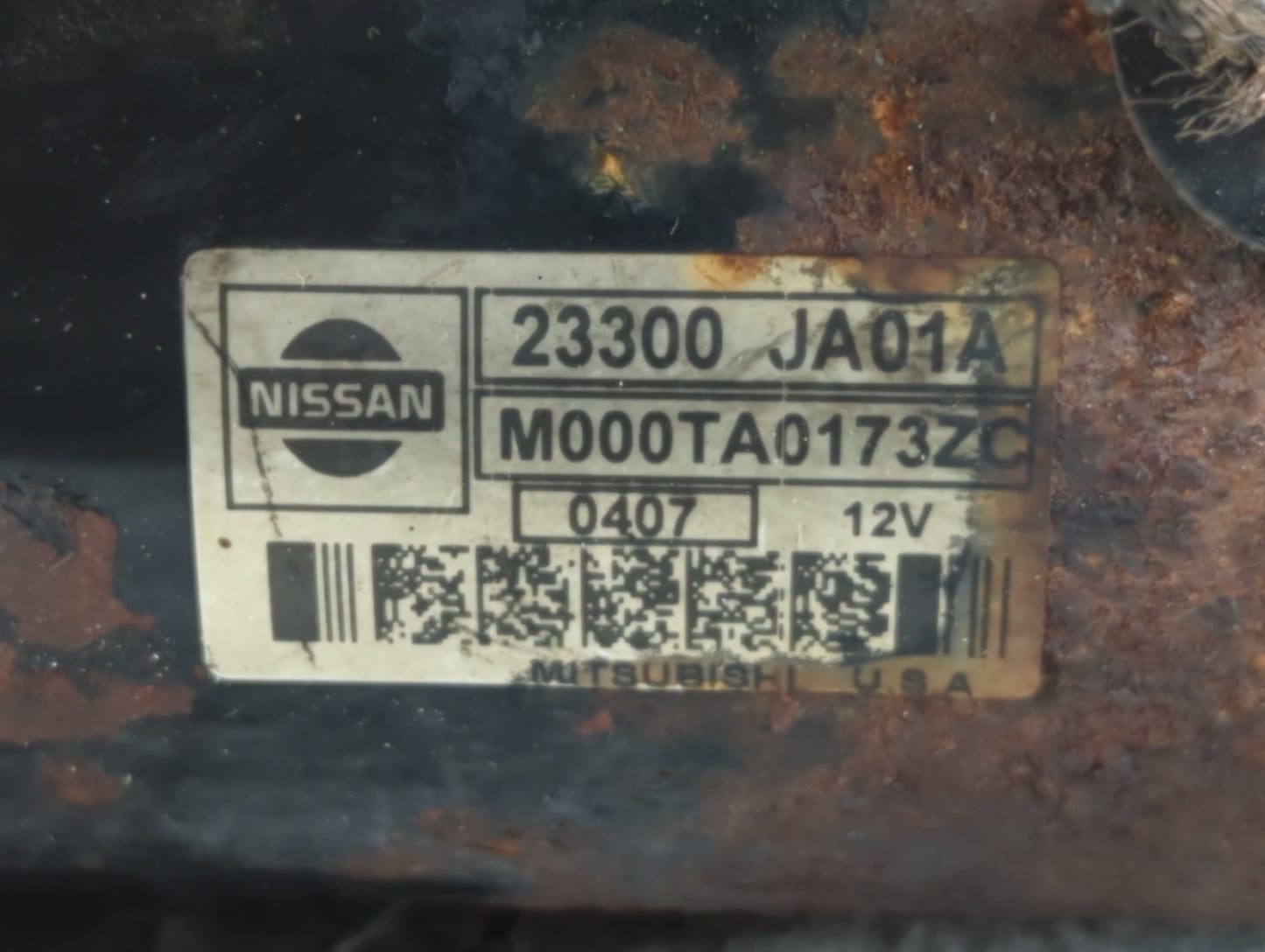2009-2013 Nissan Altima Car Starter Motor Solenoid OEM P/N:M000TA0173ZC 23300 JA01A Fits Fits 2009 2010 2011 2012 2013 OEM U