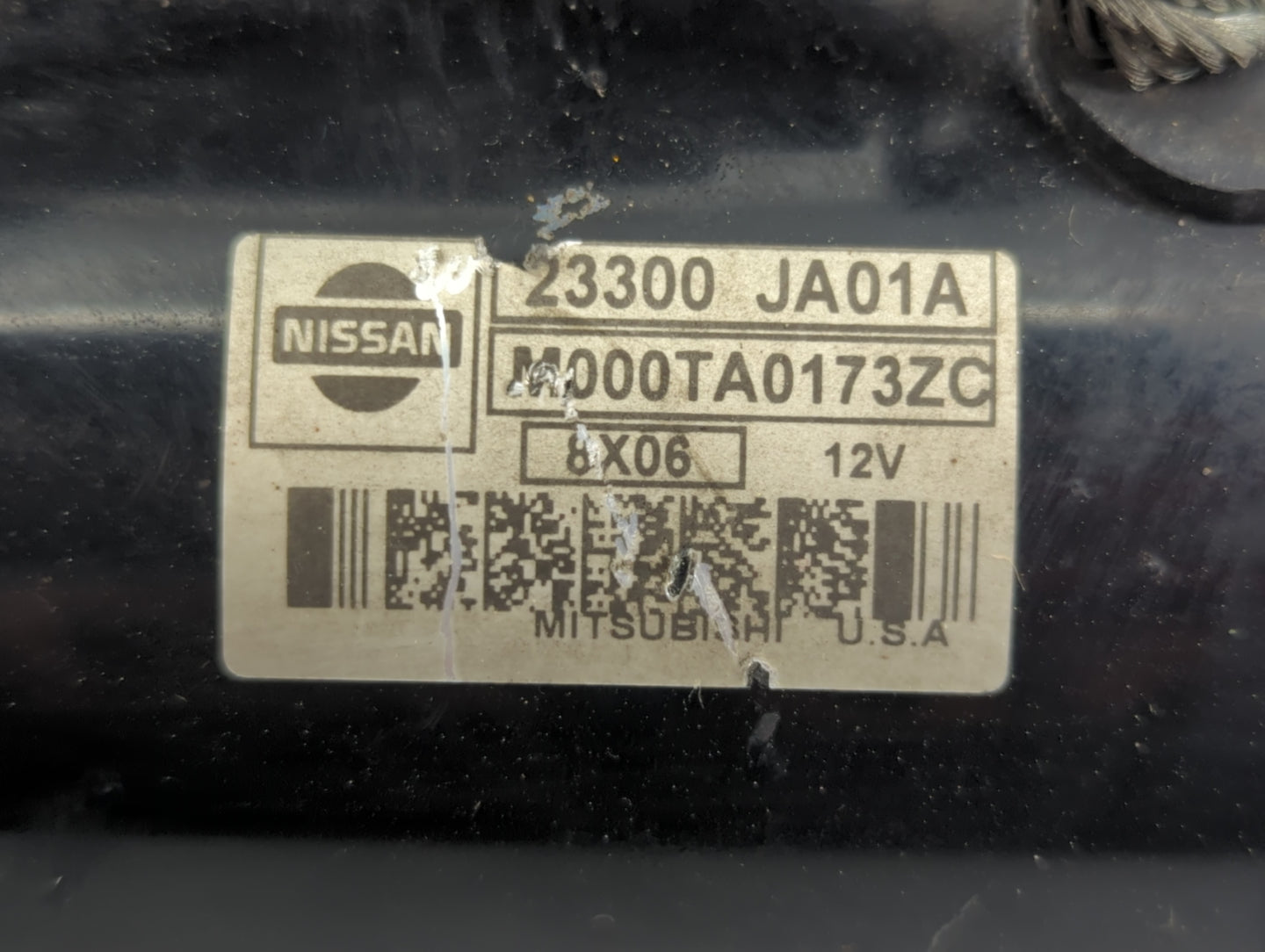 2007-2013 Nissan Altima Car Starter Motor Solenoid OEM P/N:M000TA0173ZC 23300 JA01A Fits Fits 2007 2008 2009 2010 2011 2012 