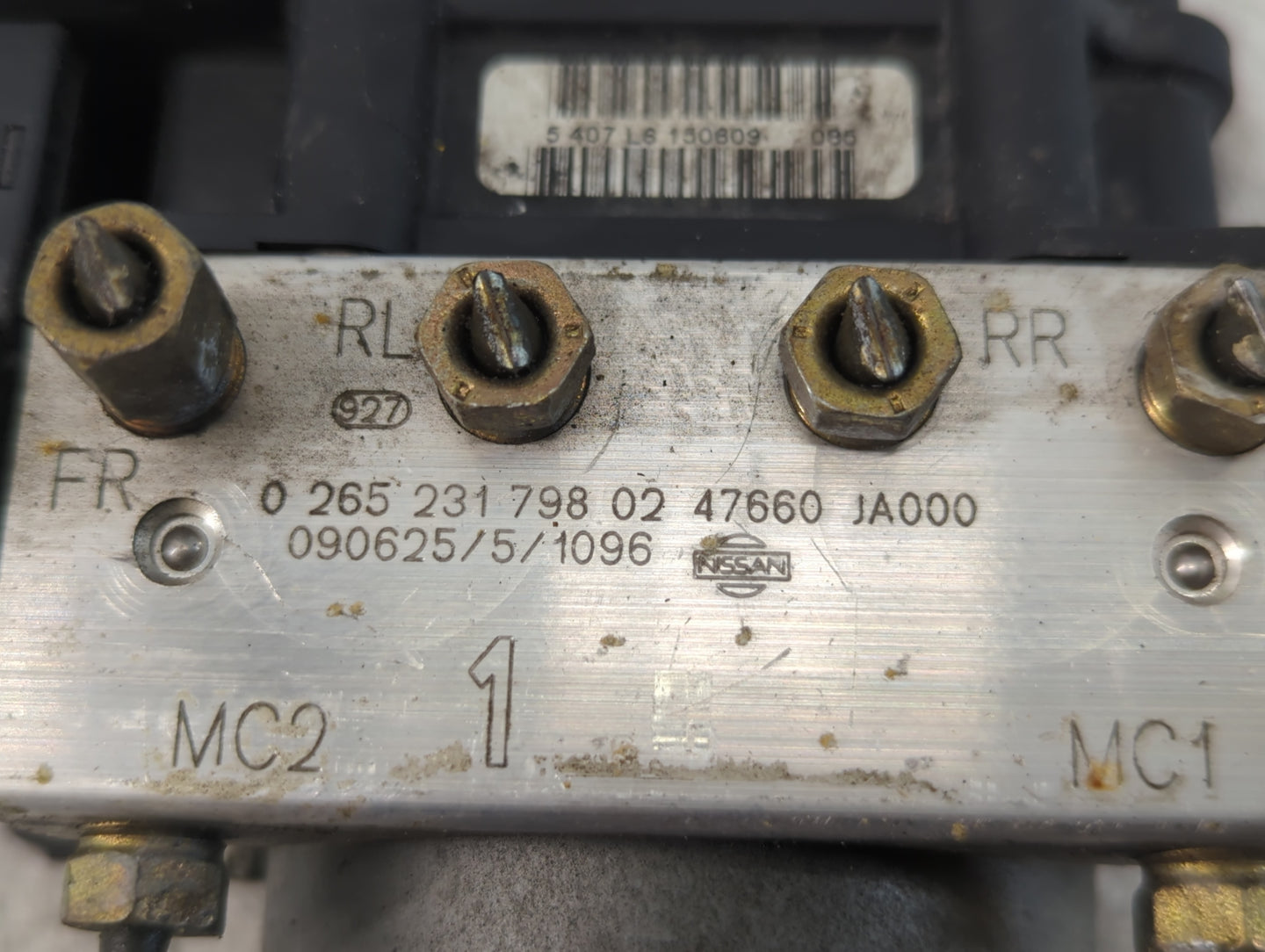 2007-2009 Nissan Altima ABS Pump Control Module Replacement P/N:47660 JA000 Fits Fits 2007 2008 2009 OEM Used Auto Parts - O