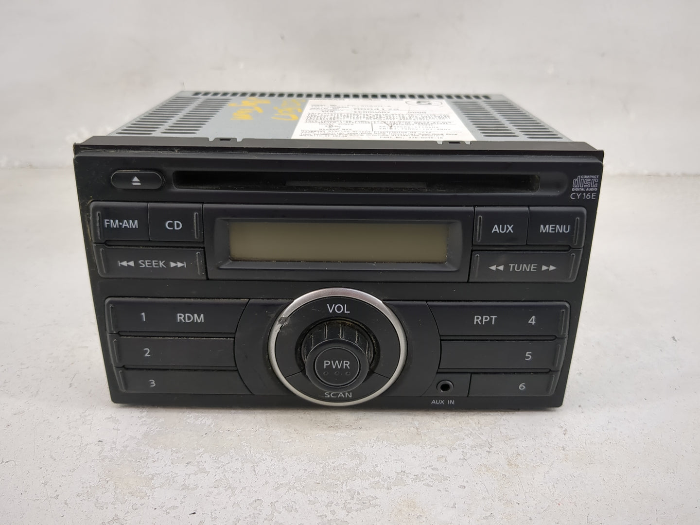2009-2012 Nissan Cube Radio AM FM Cd Player Receiver Replacement P/N:28185 1FC0B PP-3089M-A Fits Fits 2009 2010 2011 2012 OE