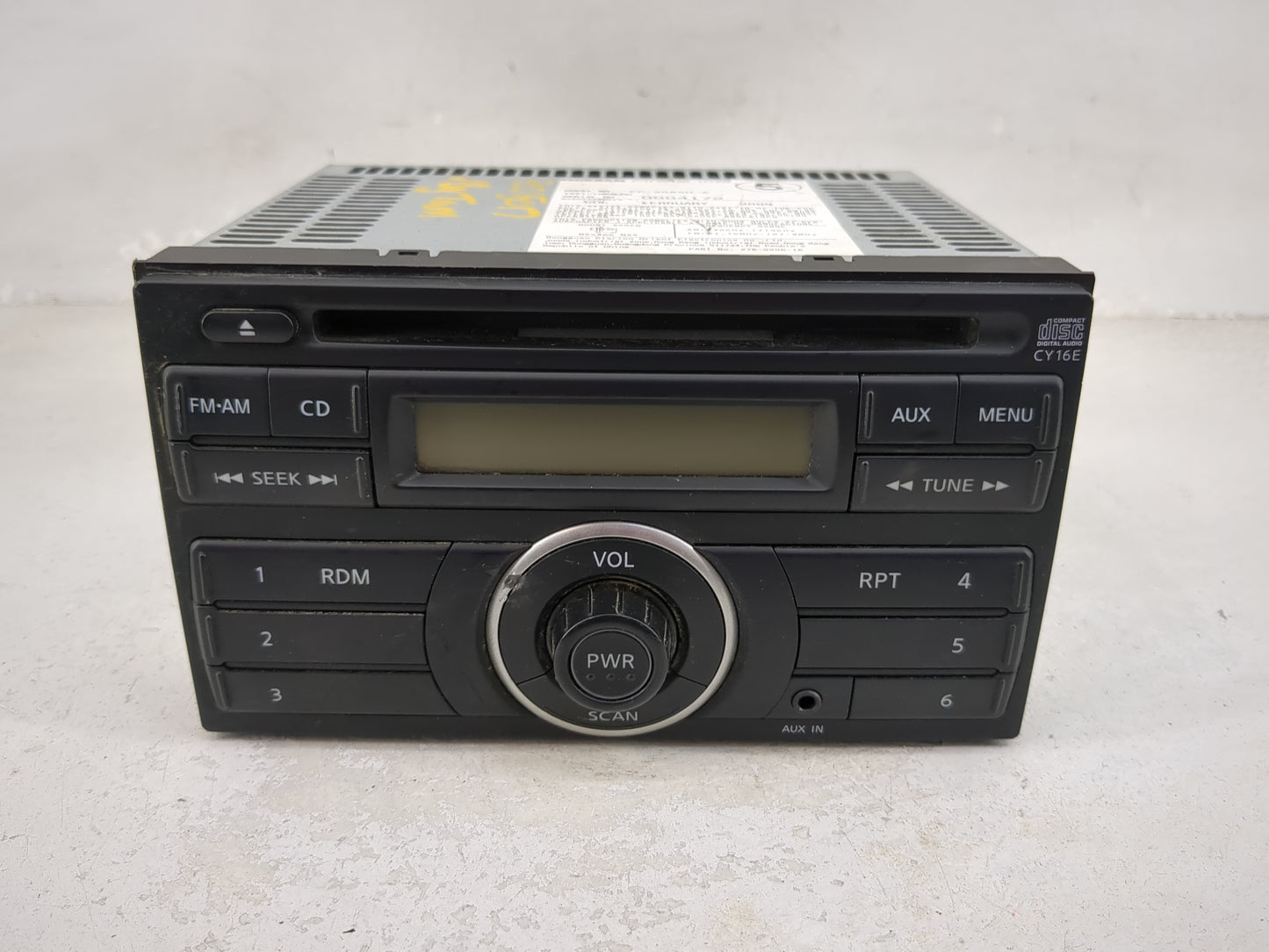 2009-2012 Nissan Cube Radio AM FM Cd Player Receiver Replacement P/N:28185 1FC0B PP-3089M-A Fits Fits 2009 2010 2011 2012 OE