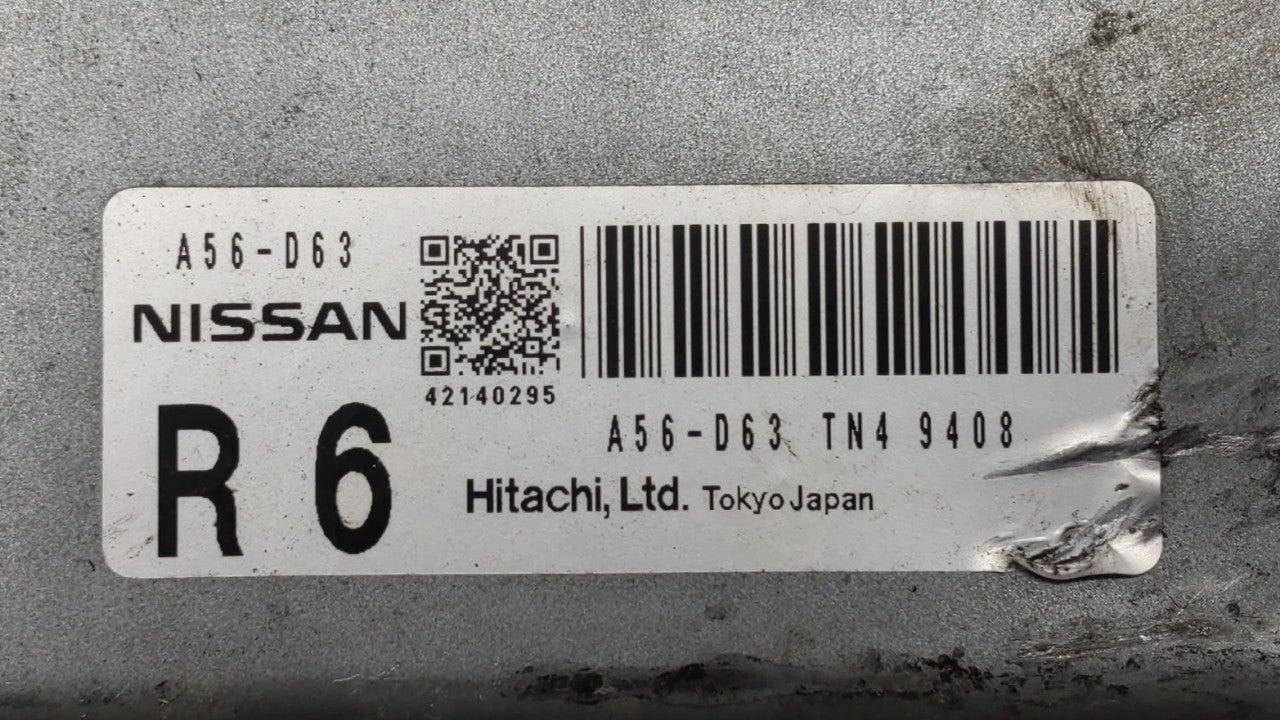 2009 Nissan Cube PCM Engine Control Computer ECU ECM PCU OEM P/N:A56-D63 Fits OEM Used Auto Parts - Oemusedautoparts1.com