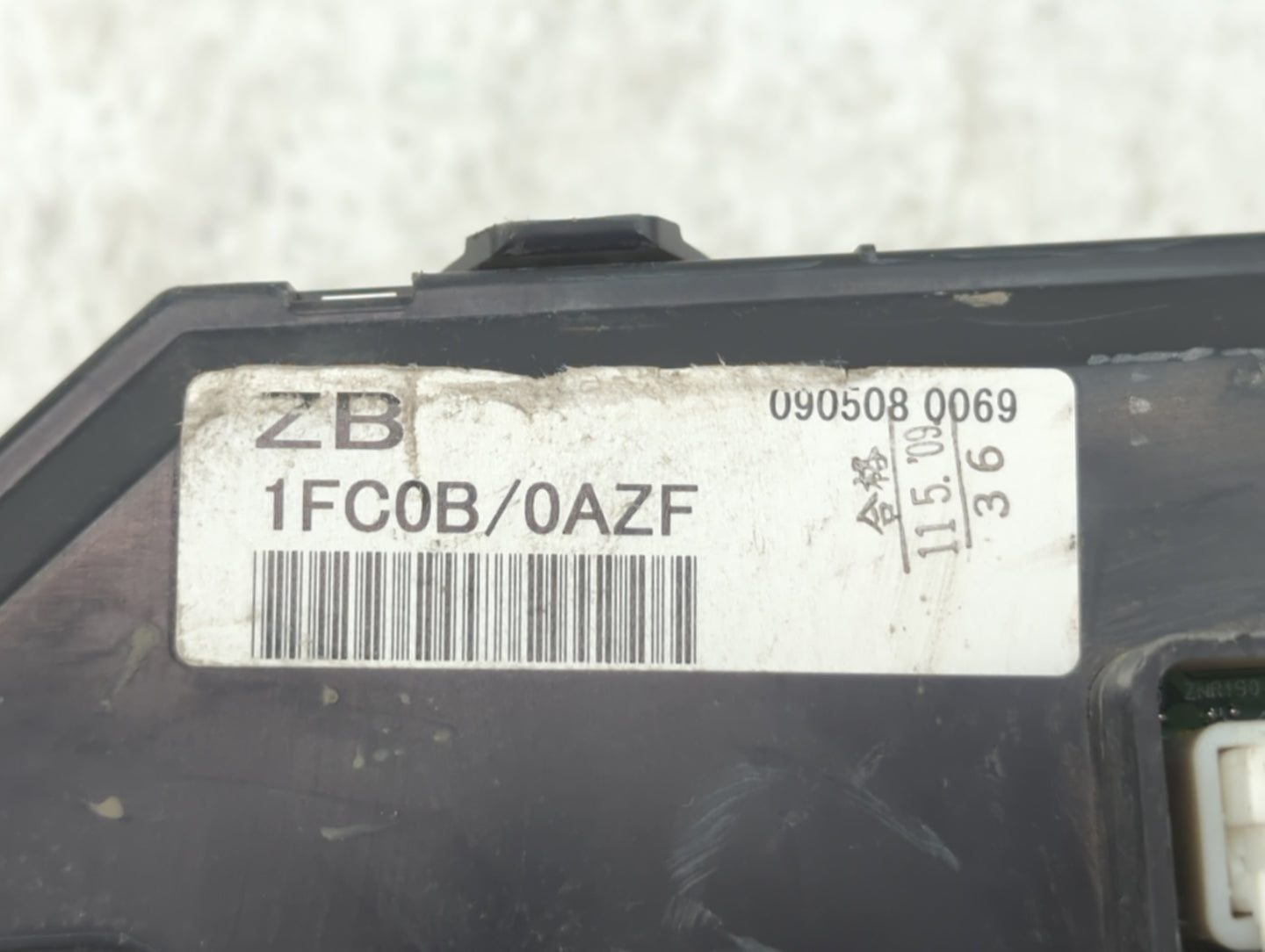 2009 Nissan Cube Instrument Cluster Speedometer Gauges P/N:ZB 1FC0B Fits OEM Used Auto Parts - Oemusedautoparts1.com