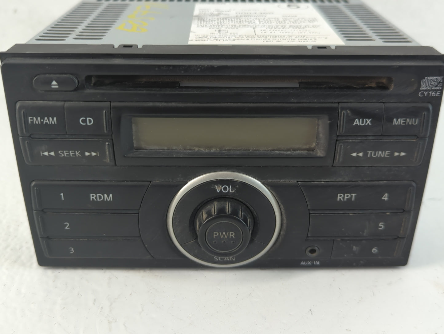 2009-2012 Nissan Cube Radio AM FM Cd Player Receiver Replacement P/N:28185 1FC0B 28185 1FC1C Fits Fits 2009 2010 2011 2012 O