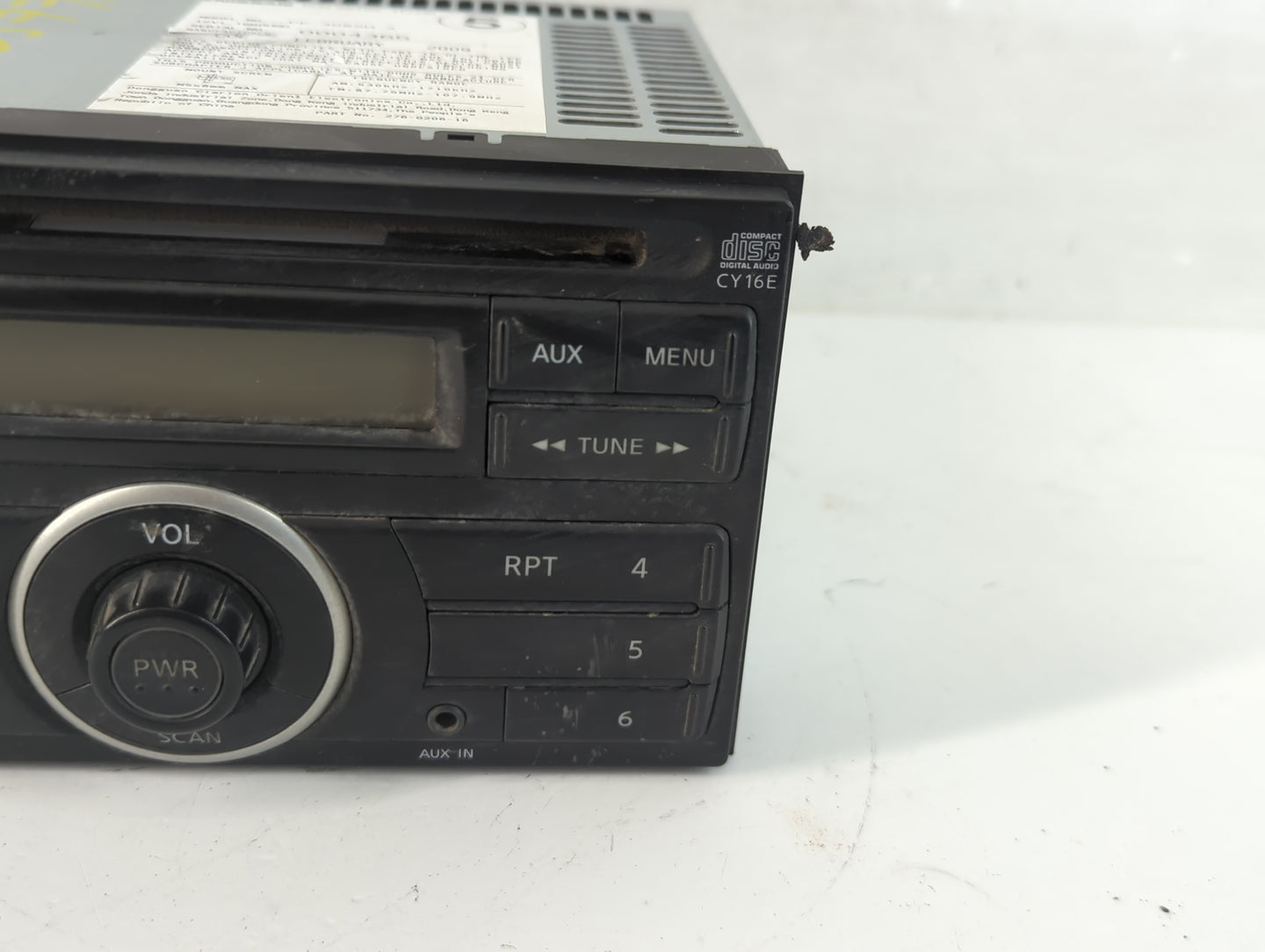 2009-2012 Nissan Cube Radio AM FM Cd Player Receiver Replacement P/N:28185 1FC0B 28185 1FC1C Fits Fits 2009 2010 2011 2012 O
