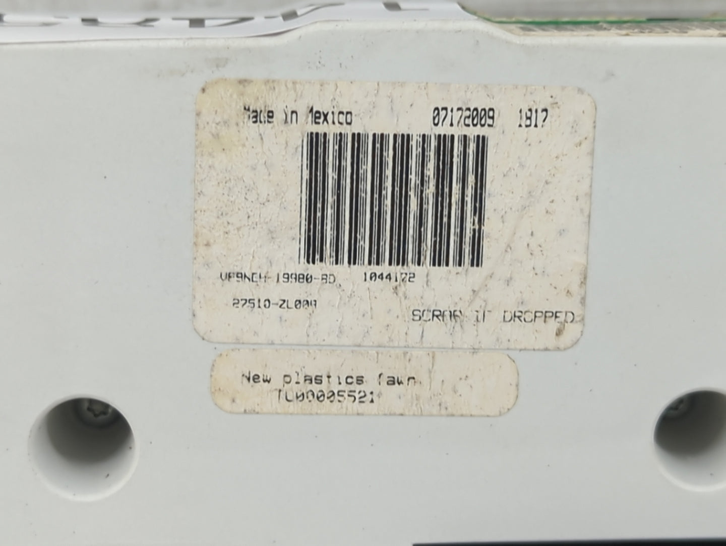 2009 Nissan Frontier Climate Control Module Temperature AC/Heater Replacement P/N:27510-ZL00A Fits OEM Used Auto Parts - Oem