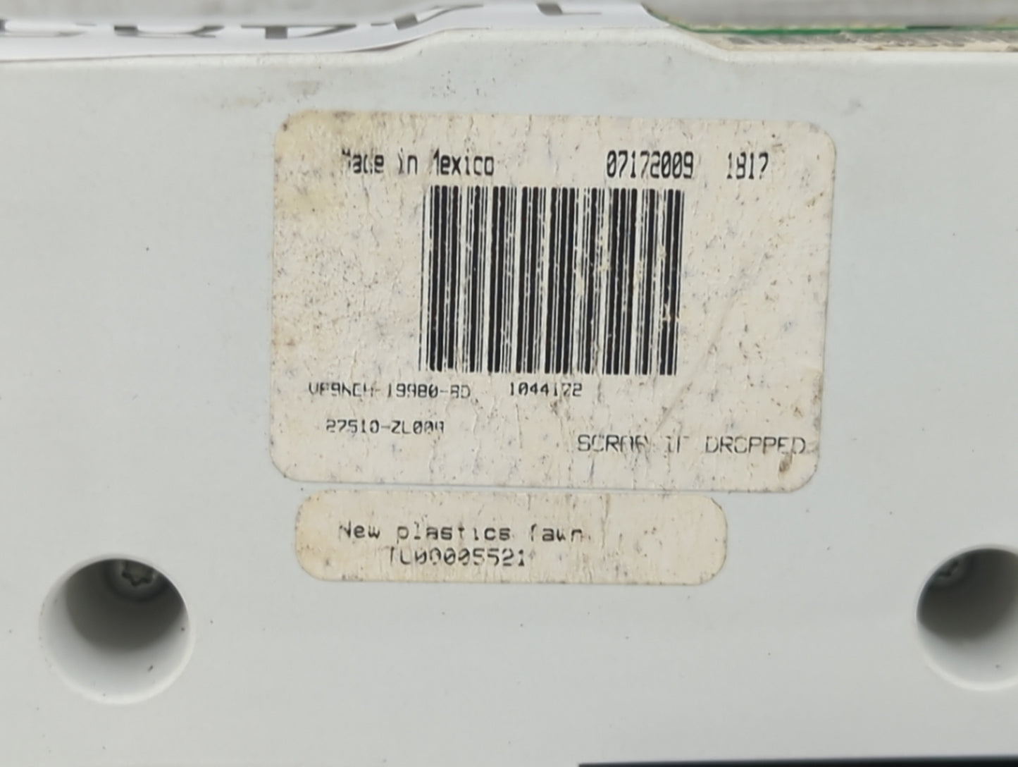 2009 Nissan Frontier Climate Control Module Temperature AC/Heater Replacement P/N:27510-ZL00A Fits OEM Used Auto Parts - Oem