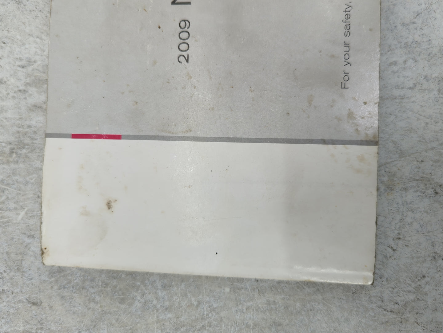 2009 Nissan Frontier Owners Manual Book Guide P/N:UTN02-E9U3K NW0E-2NAVU3 OEM Used Auto Parts - Oemusedautoparts1.com