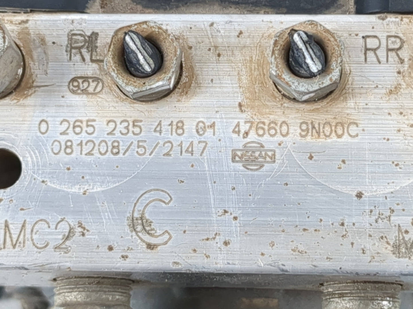 2009-2010 Nissan Maxima ABS Pump Control Module Replacement P/N:47660 9N00C 0 265 235 418 01 Fits Fits 2009 2010 OEM Used Au
