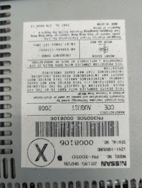 2009-2010 Nissan Maxima Radio AM FM Cd Player Receiver Replacement P/N:28185 9N72B PN-3005D, 276-0066-13 Fits Fits 2009 2010