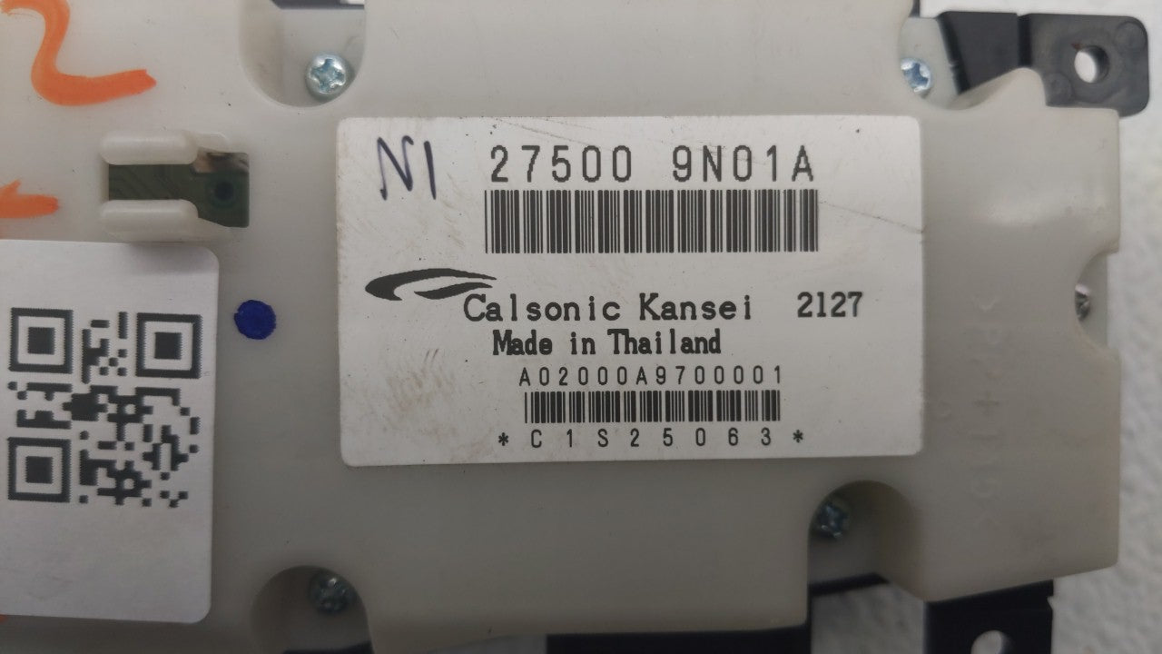 2009-2014 Nissan Maxima Climate Control Module Temperature AC/Heater Replacement P/N:27500 9N01A Fits OEM Used Auto Parts - 