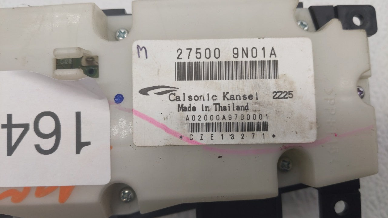 2009-2014 Nissan Maxima Climate Control Module Temperature AC/Heater Replacement P/N:27500 9N01A Fits OEM Used Auto Parts - 