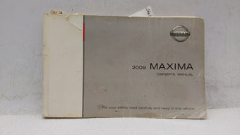 compare product 2009 Nissan Maxima Owners Manual Book Guide OEM Used Auto Parts