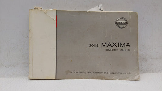2009 Nissan Maxima Owners Manual Book Guide OEM Used Auto Parts - Oemusedautoparts1.com
