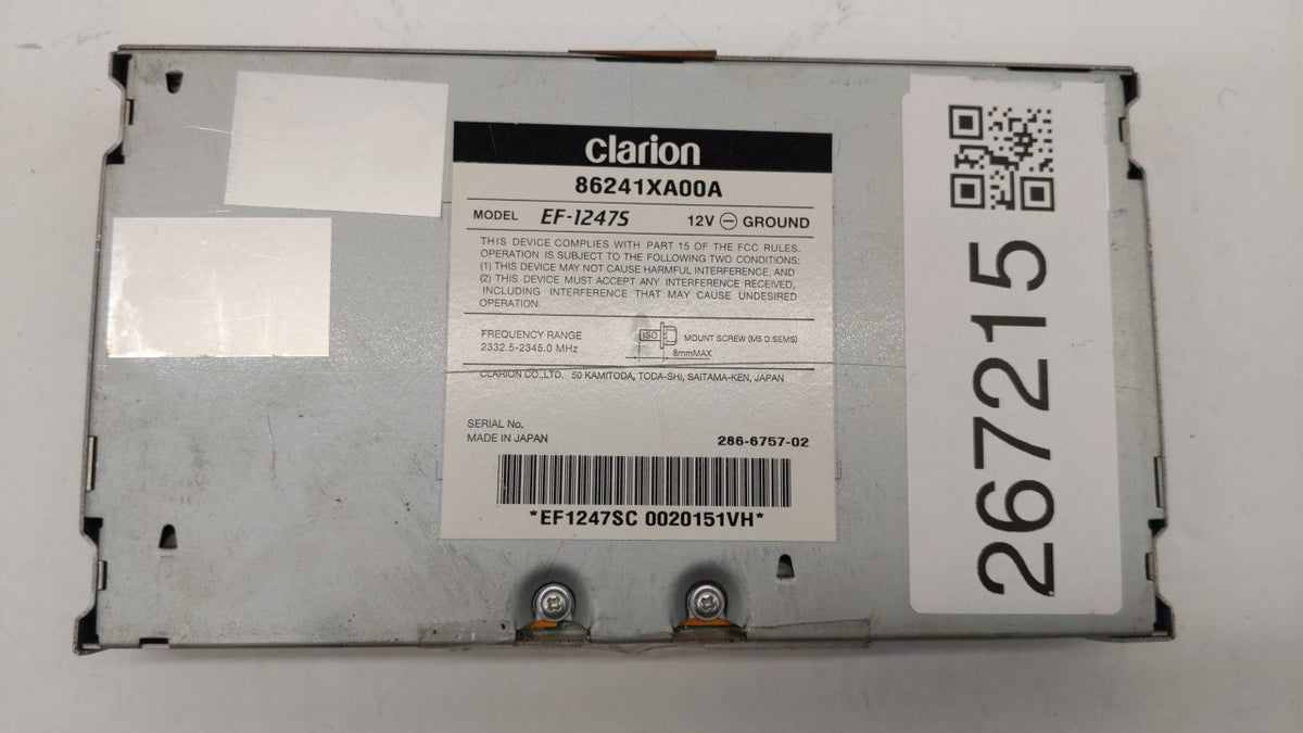 2009-2010 Nissan Maxima Am Fm Cd Player Radio Receiver 267215 - Oemusedautoparts1.com