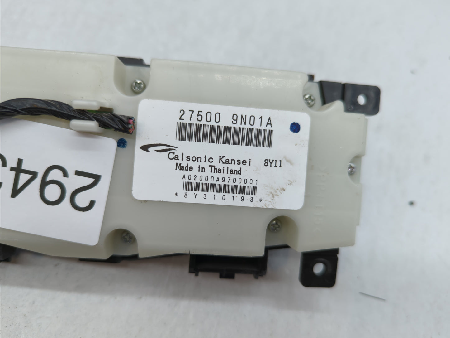 2009-2014 Nissan Maxima Climate Control Module Temperature AC/Heater Replacement P/N:68260 ZYB8F 27500 9N01A Fits OEM Used A