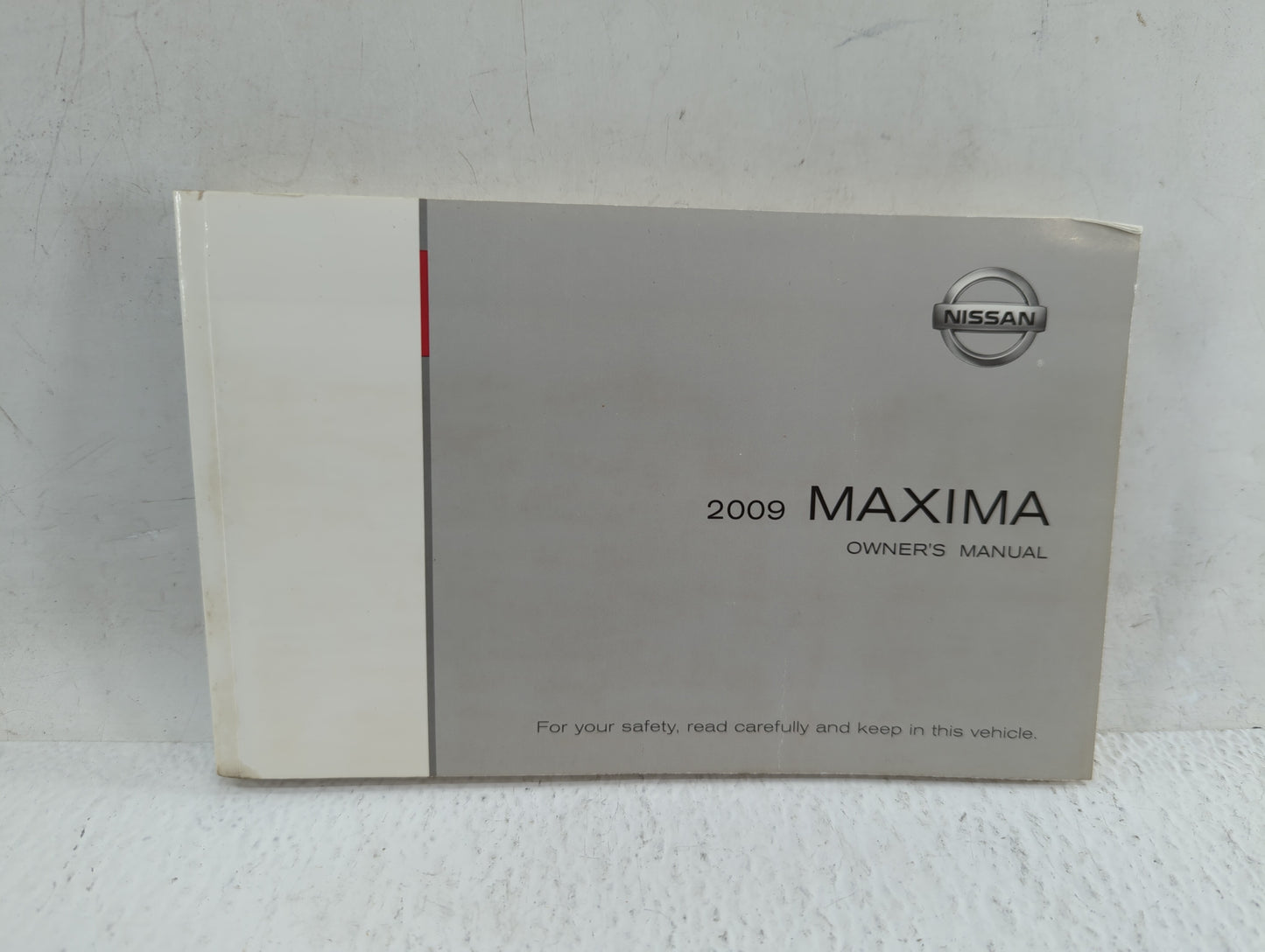 2009 Nissan Maxima Owners Manual Book Guide OEM Used Auto Parts - Oemusedautoparts1.com