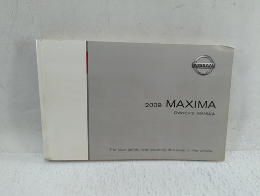 2009 Nissan Maxima Owners Manual Book Guide OEM Used Auto Parts - Oemusedautoparts1.com