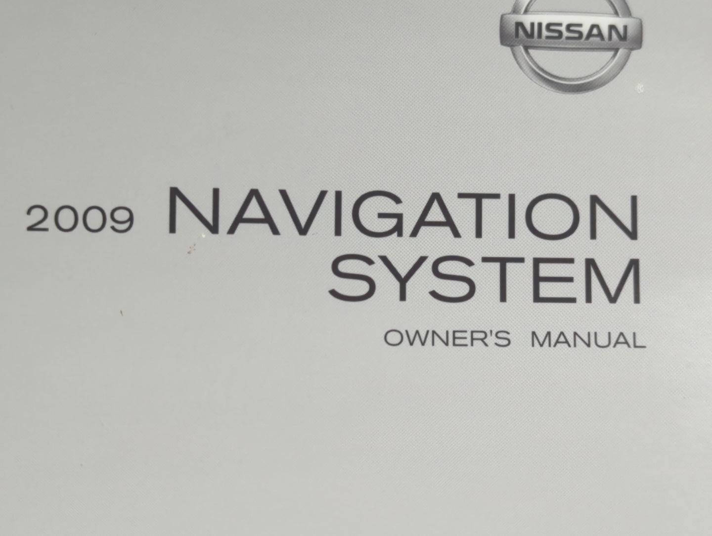 2009 Nissan Maxima Owners Manual Book Guide OEM Used Auto Parts - Oemusedautoparts1.com