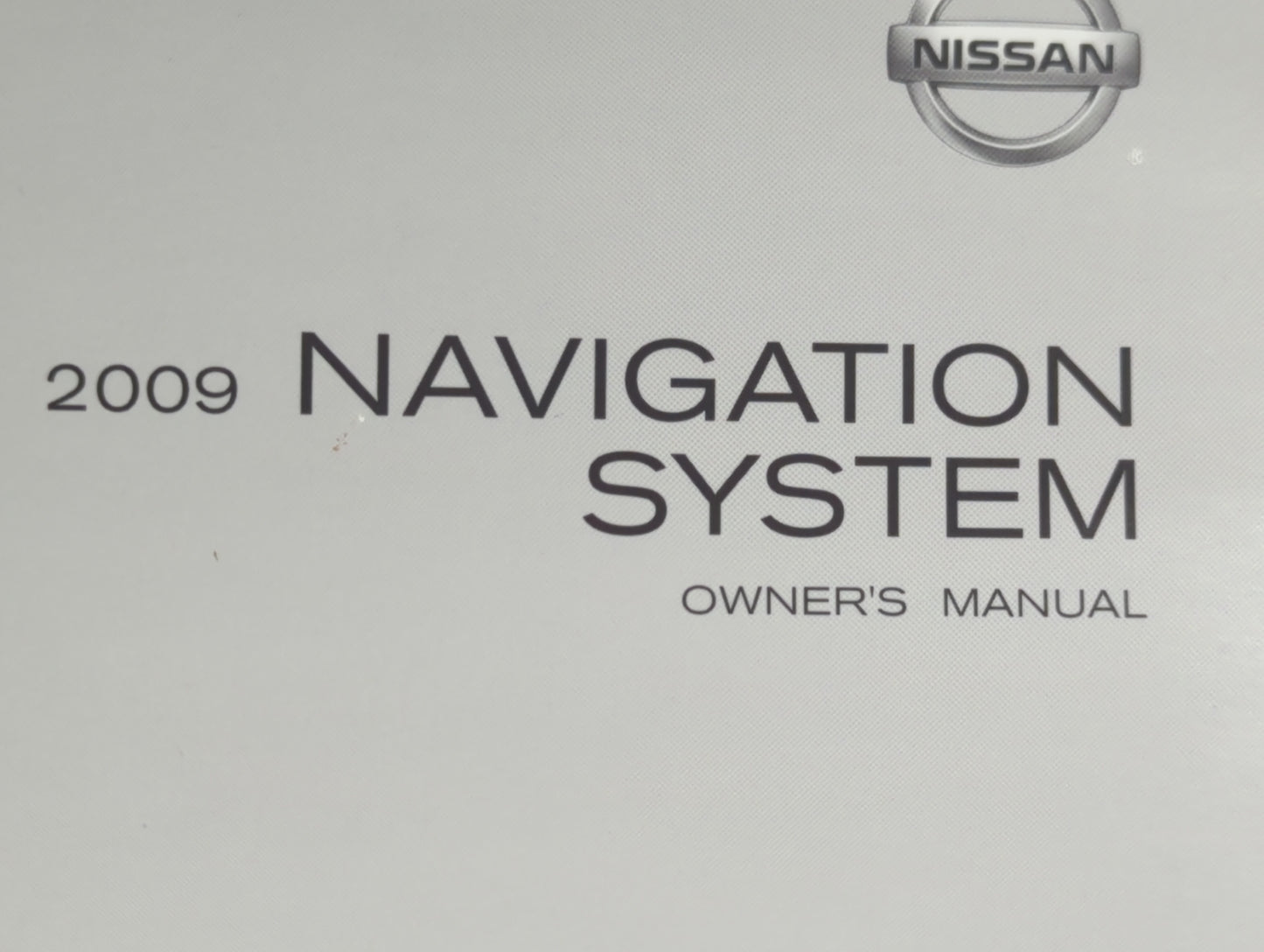 2009 Nissan Maxima Owners Manual Book Guide OEM Used Auto Parts - Oemusedautoparts1.com