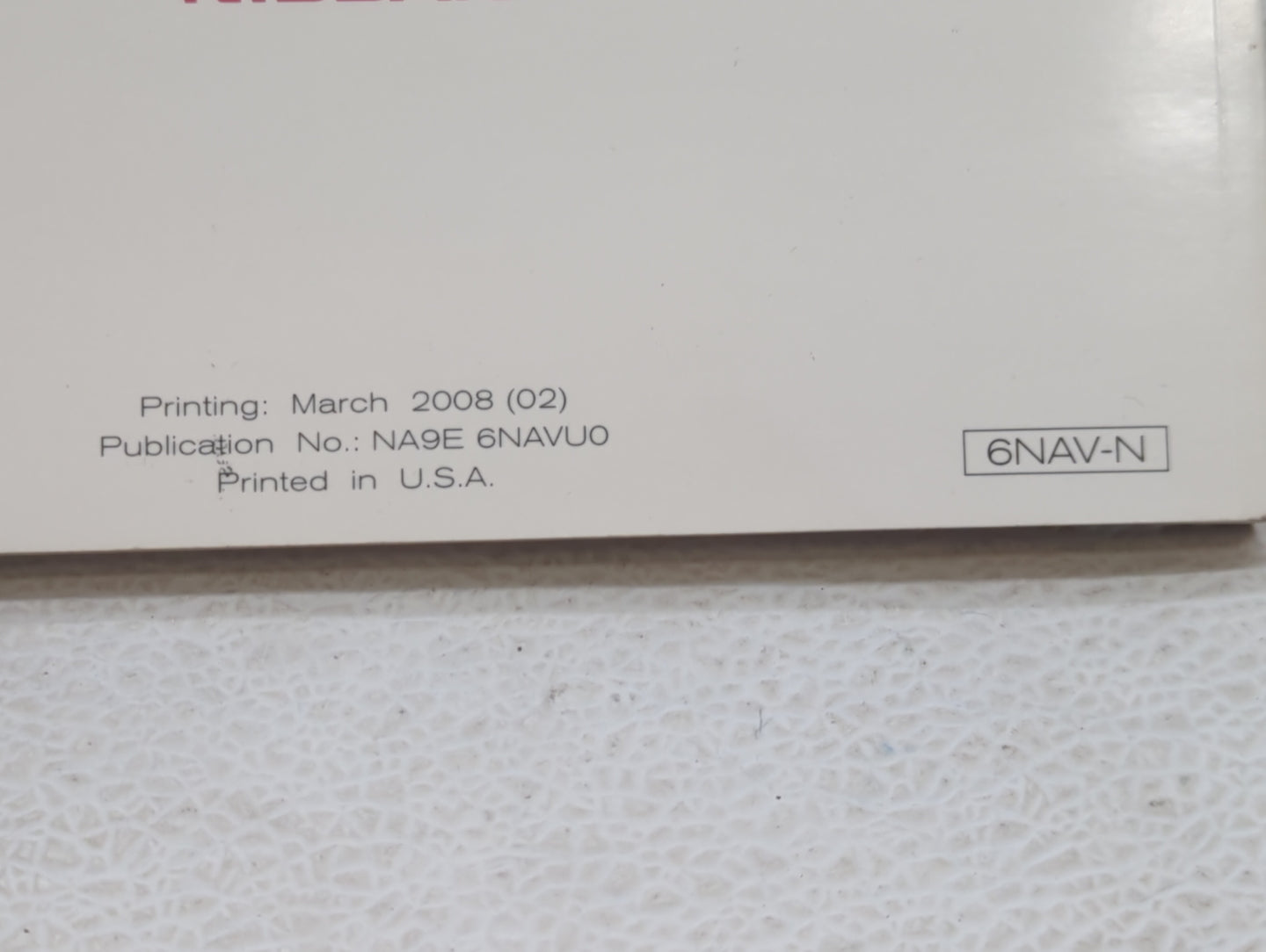 2009 Nissan Maxima Owners Manual Book Guide OEM Used Auto Parts - Oemusedautoparts1.com