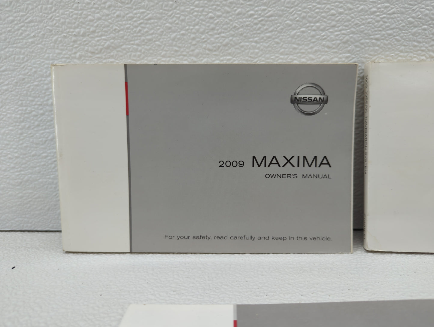 2009 Nissan Maxima Owners Manual Book Guide OEM Used Auto Parts - Oemusedautoparts1.com