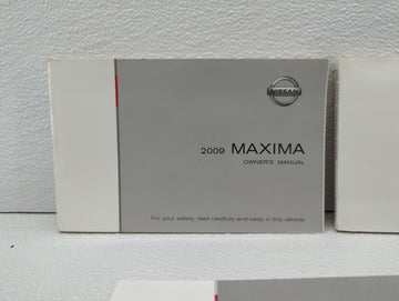 2009 Nissan Maxima Owners Manual Book Guide OEM Used Auto Parts