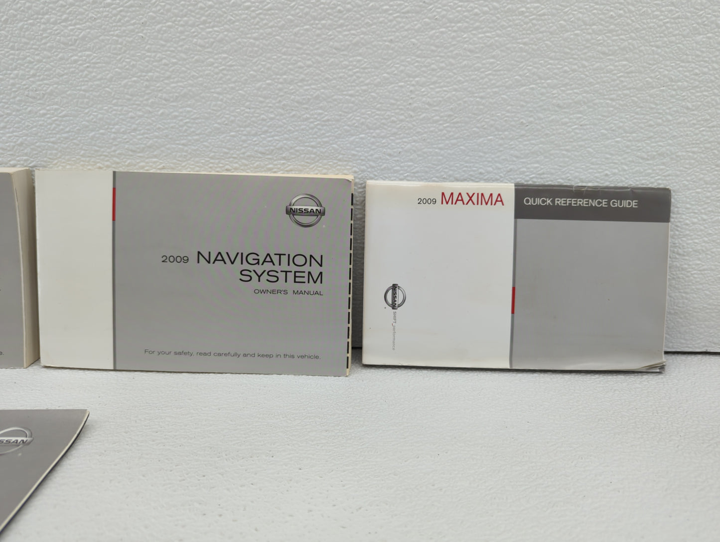 2009 Nissan Maxima Owners Manual Book Guide OEM Used Auto Parts - Oemusedautoparts1.com