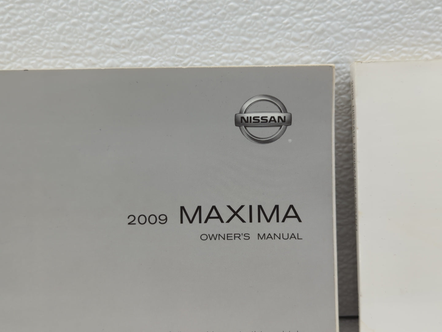 2009 Nissan Maxima Owners Manual Book Guide OEM Used Auto Parts - Oemusedautoparts1.com