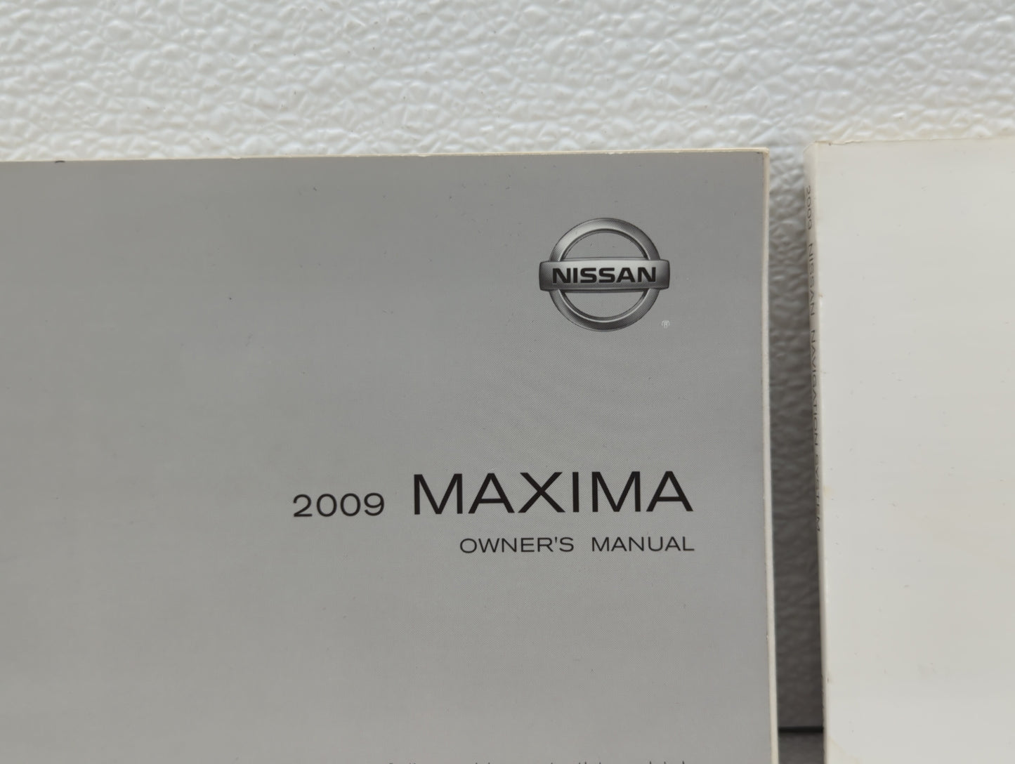 2009 Nissan Maxima Owners Manual Book Guide OEM Used Auto Parts - Oemusedautoparts1.com