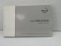 2009 Nissan Maxima Owners Manual Book Guide OEM Used Auto Parts - Oemusedautoparts1.com