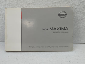 compare product 2009 Nissan Maxima Owners Manual Book Guide OEM Used Auto Parts