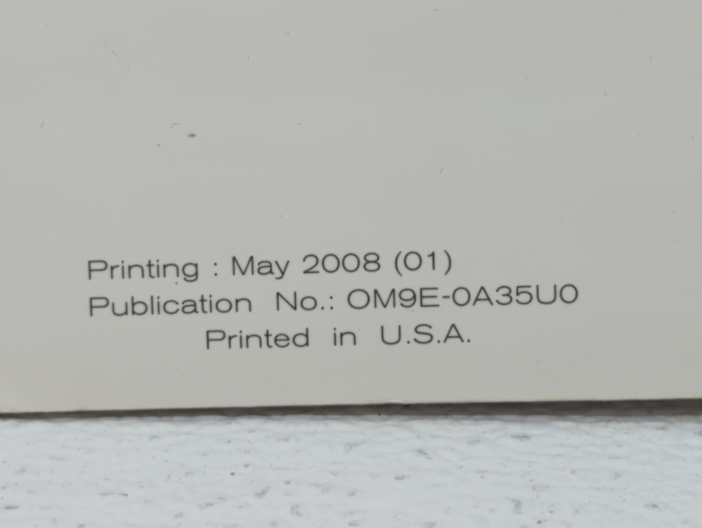 2009 Nissan Maxima Owners Manual Book Guide OEM Used Auto Parts - Oemusedautoparts1.com