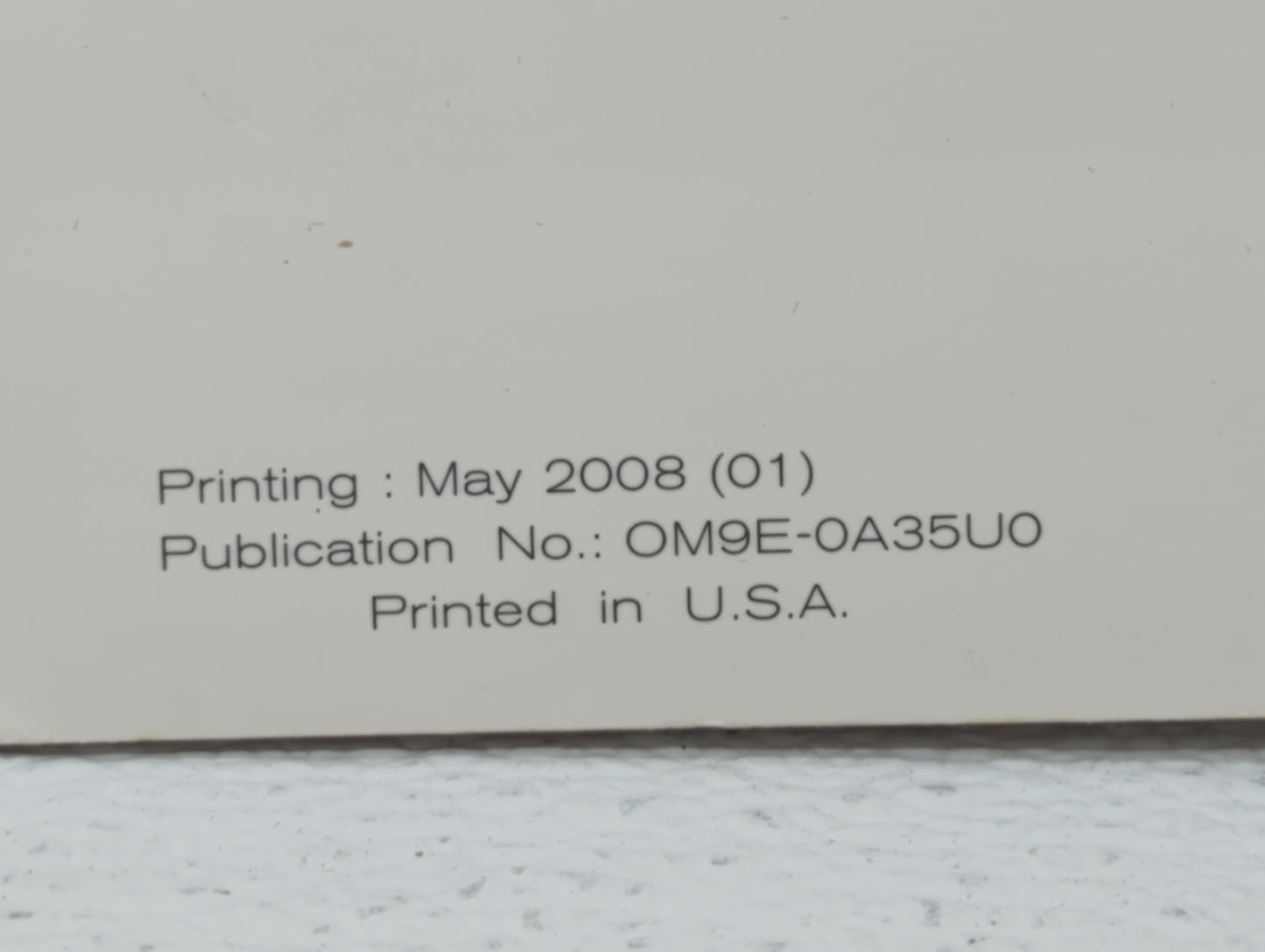 2009 Nissan Maxima Owners Manual Book Guide OEM Used Auto Parts - Oemusedautoparts1.com
