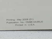 2009 Nissan Maxima Owners Manual Book Guide OEM Used Auto Parts - Oemusedautoparts1.com