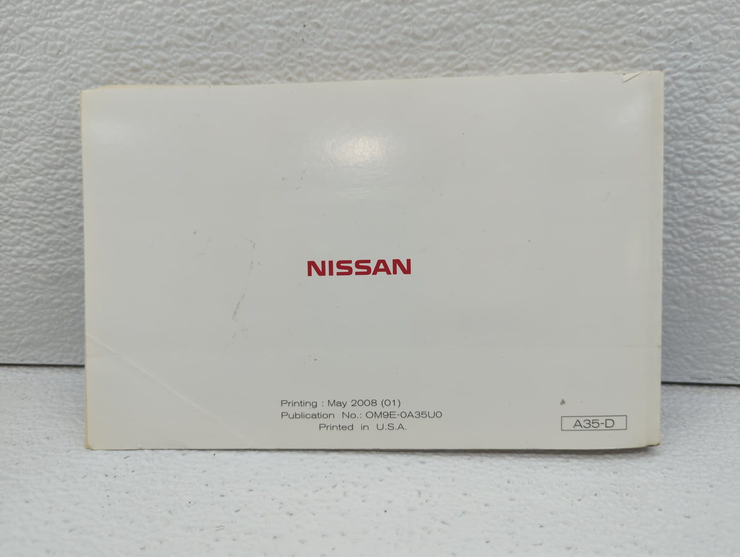 2009 Nissan Maxima Owners Manual Book Guide OEM Used Auto Parts - Oemusedautoparts1.com