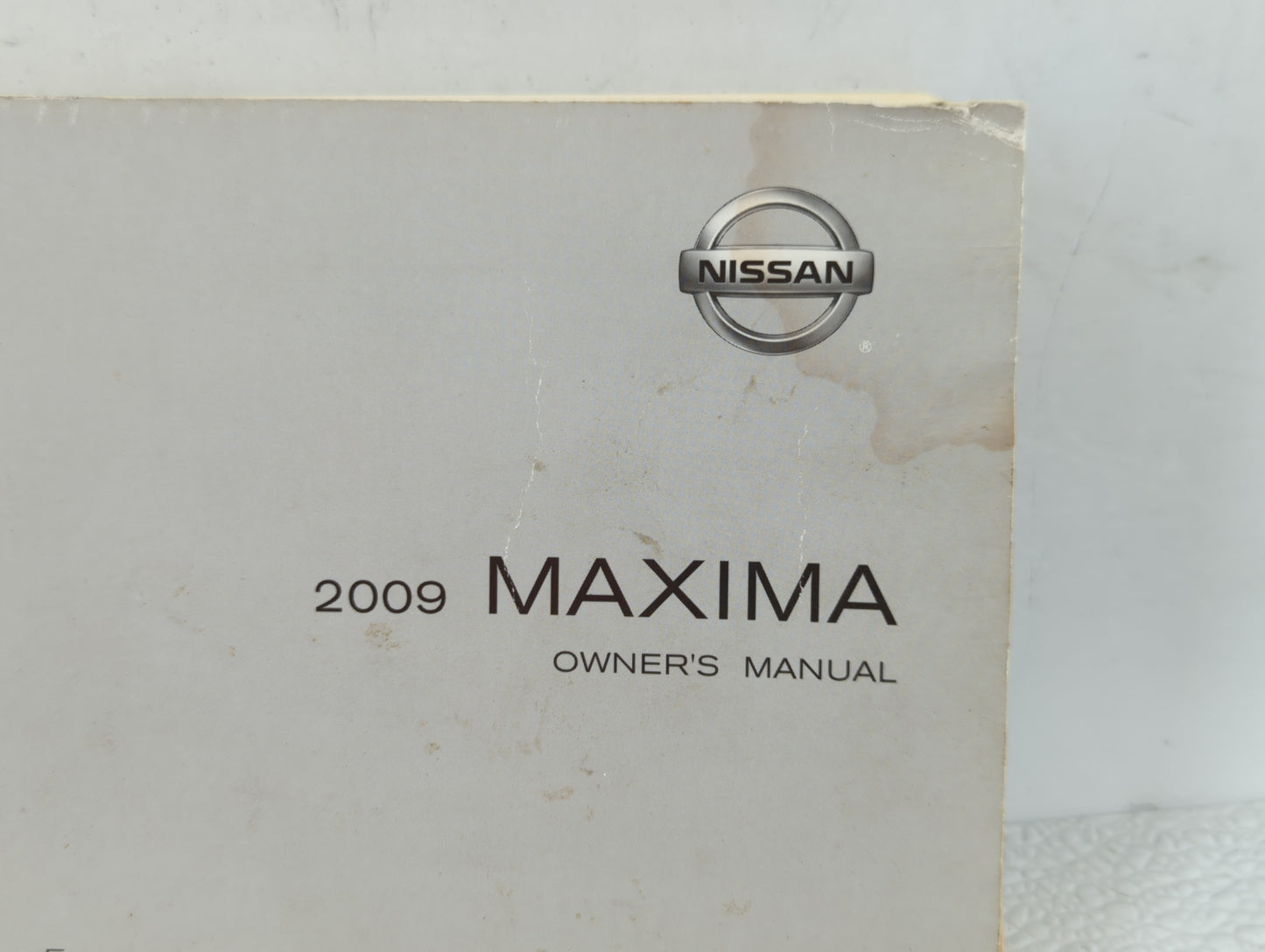 2009 Nissan Maxima Owners Manual Book Guide OEM Used Auto Parts - Oemusedautoparts1.com
