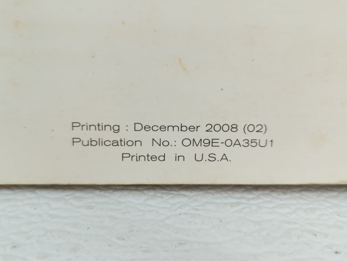 2009 Nissan Maxima Owners Manual Book Guide OEM Used Auto Parts - Oemusedautoparts1.com