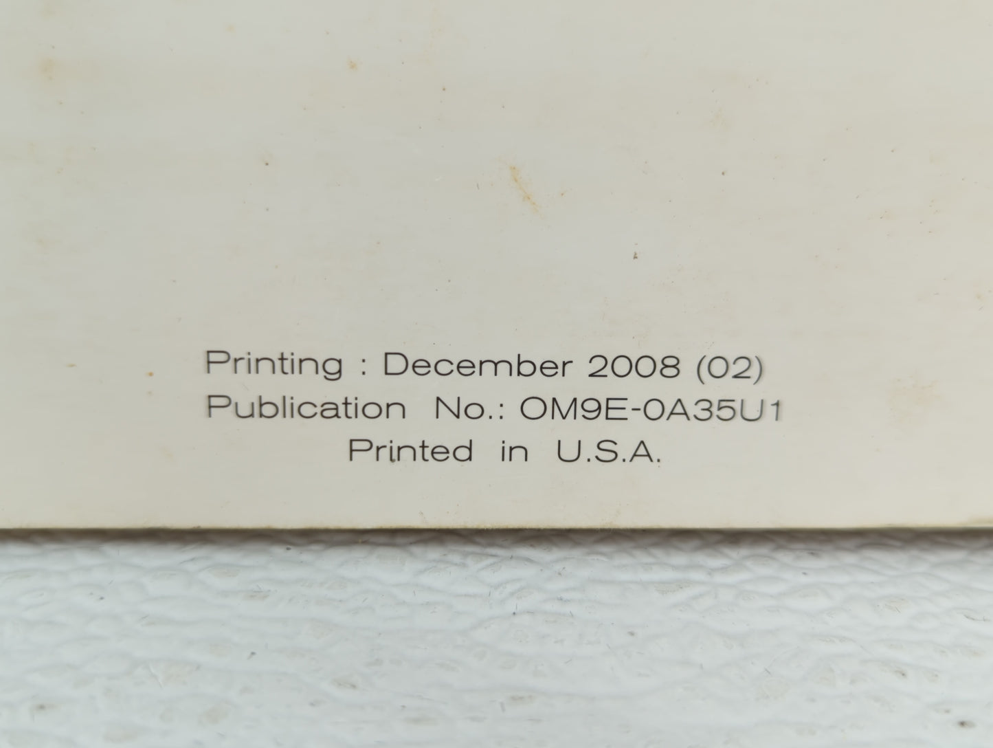 2009 Nissan Maxima Owners Manual Book Guide OEM Used Auto Parts - Oemusedautoparts1.com
