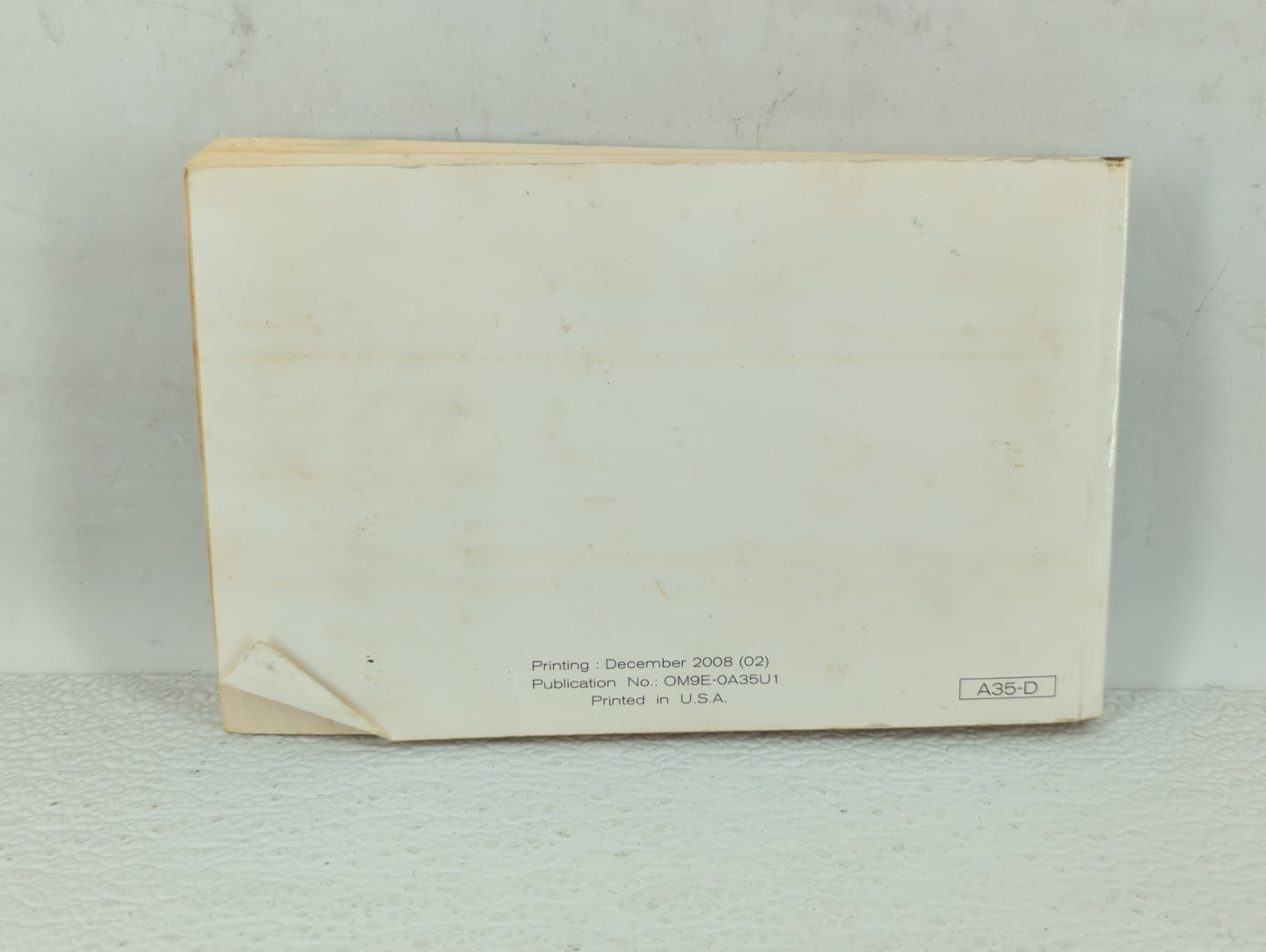 2009 Nissan Maxima Owners Manual Book Guide OEM Used Auto Parts - Oemusedautoparts1.com