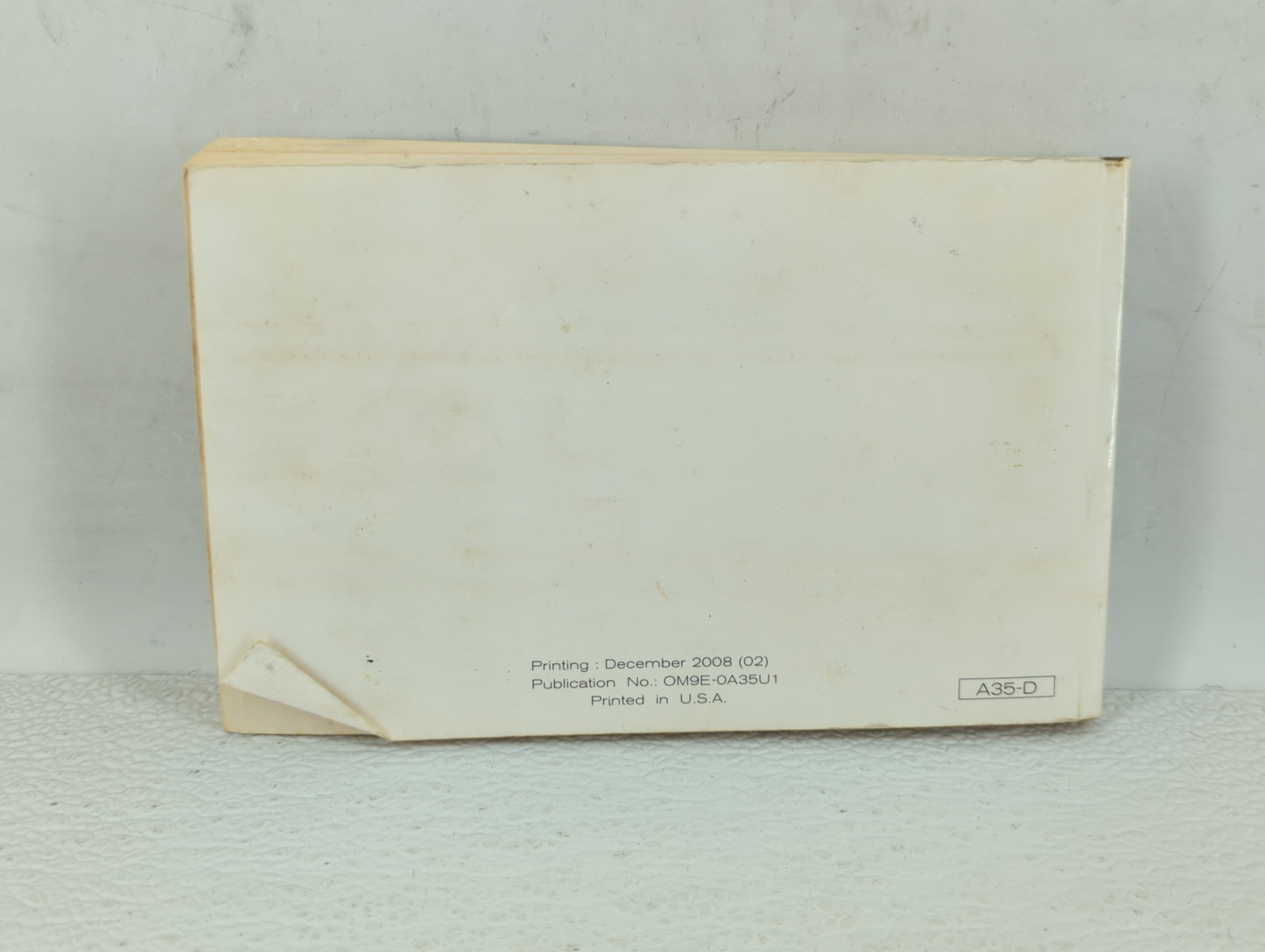 2009 Nissan Maxima Owners Manual Book Guide OEM Used Auto Parts - Oemusedautoparts1.com