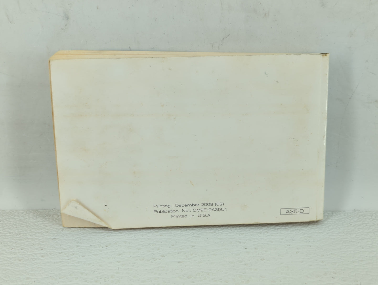 2009 Nissan Maxima Owners Manual Book Guide OEM Used Auto Parts - Oemusedautoparts1.com
