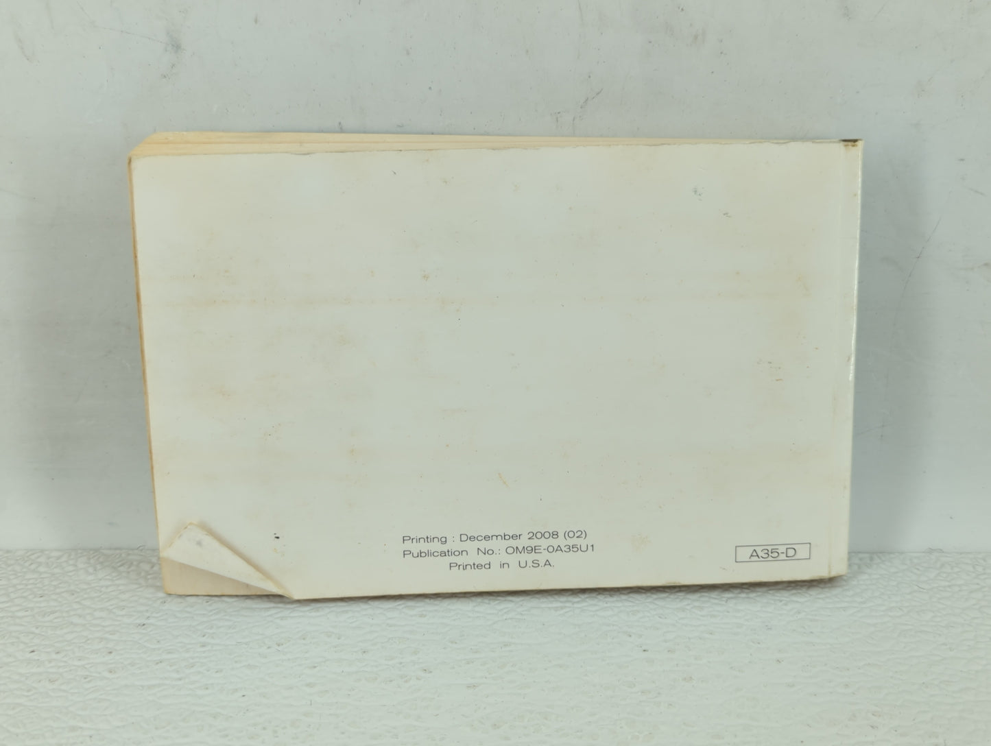 2009 Nissan Maxima Owners Manual Book Guide OEM Used Auto Parts - Oemusedautoparts1.com