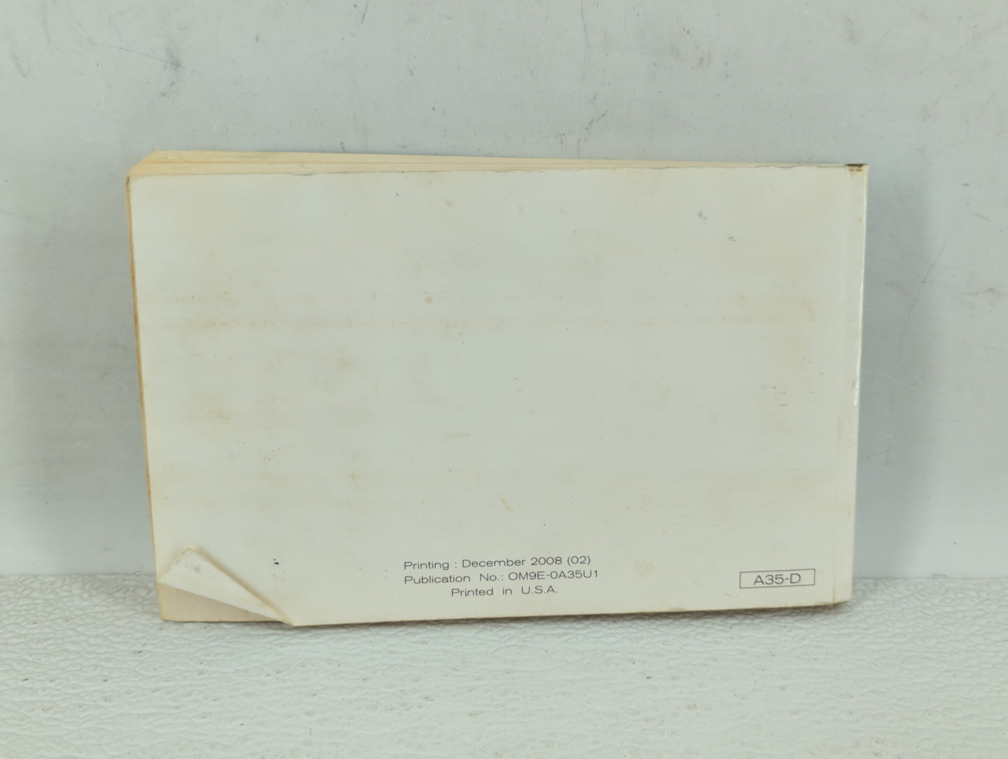 2009 Nissan Maxima Owners Manual Book Guide OEM Used Auto Parts - Oemusedautoparts1.com